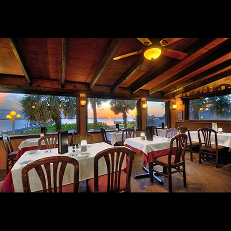Cafe Coconut Cove restaurant near Romantic Florida Beach Bed and Breakfast